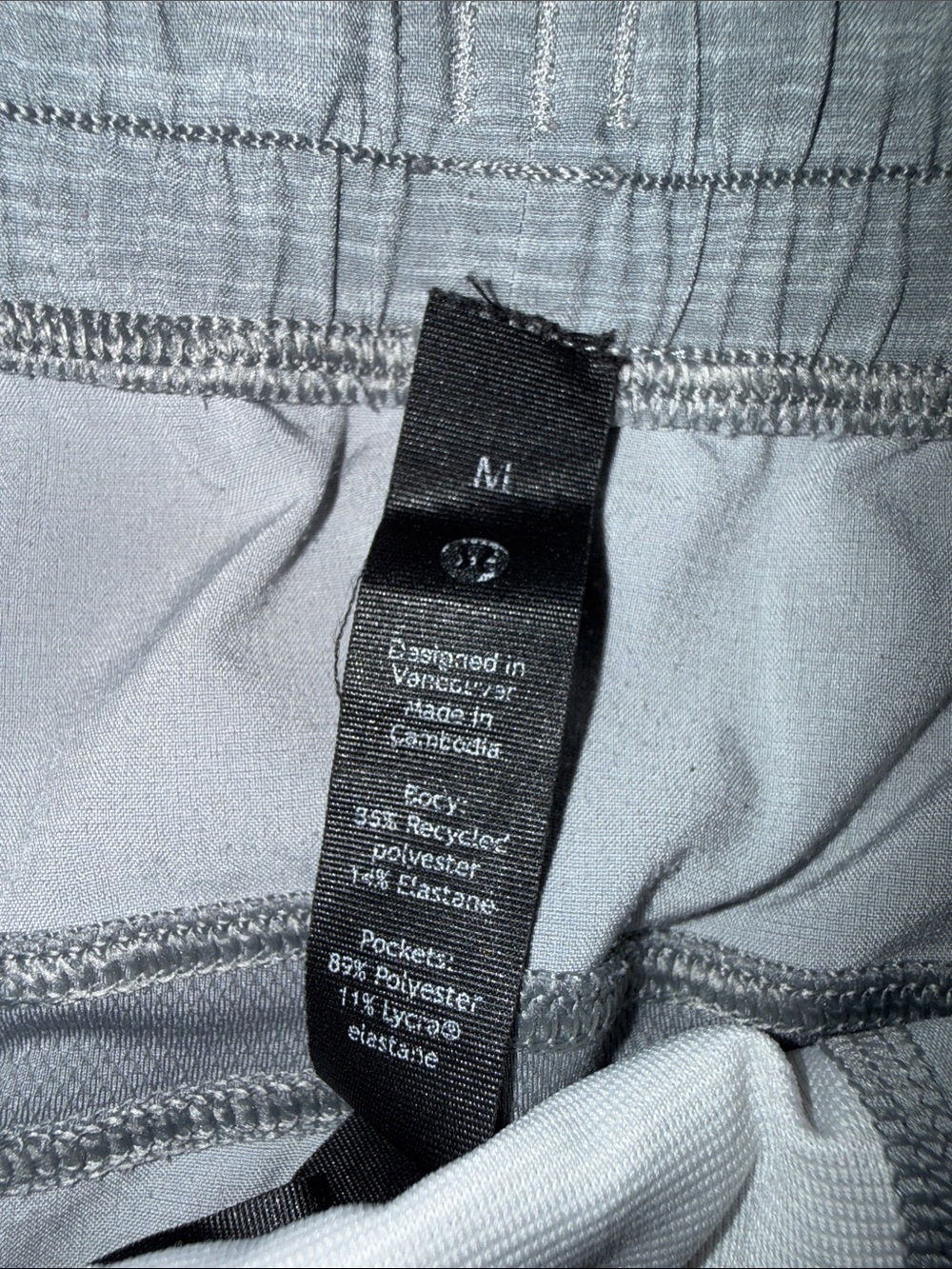 lululemon athletica Men's Gray Athletic Shorts - Picture 6 of 6